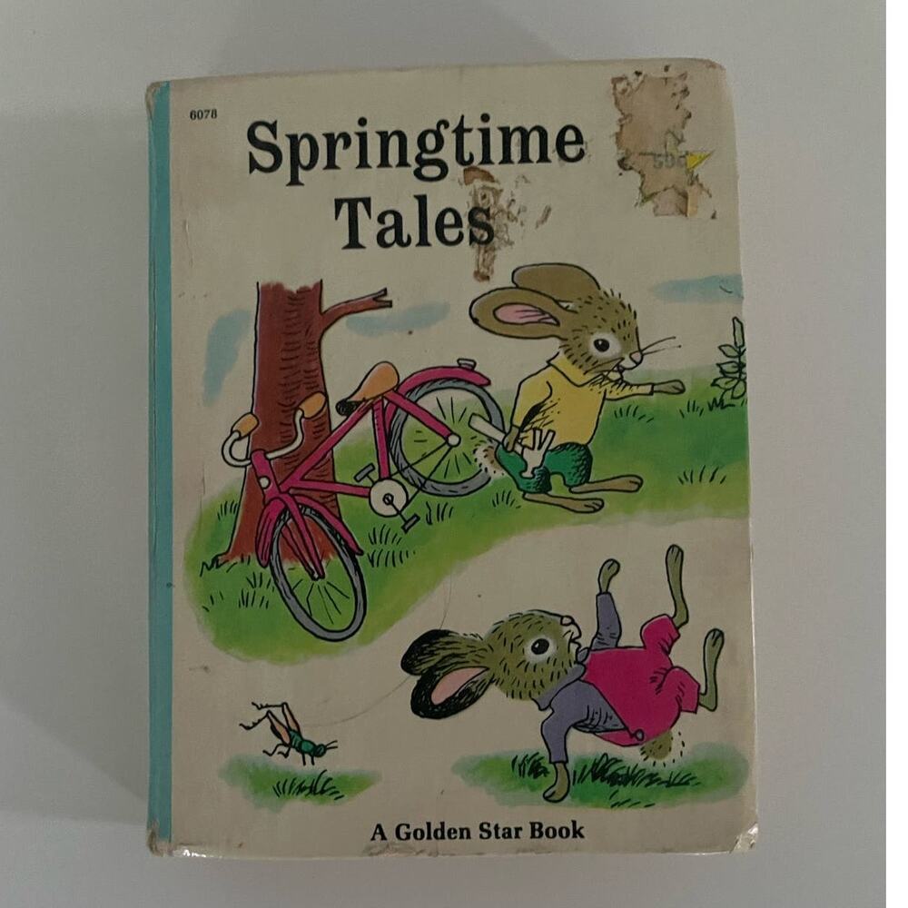childs book springtime tales 1967 golden star book Illus. Richard Scary 231 Pgs